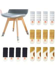 4pcs Chair Socks, Hardwood Floor Chair Leg Covers, Cat Claw Chair Leg Covers To Protect Floors, Chair Leg Floor Protectors, Prevent Scratches And Reduce Noise - Multicolor - View 5