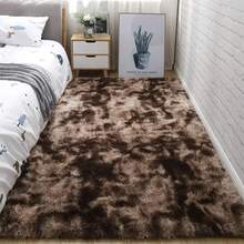 1pc Soft Plush Carpet, Non-Slip Soft Carpet Mat, Very Suitable For Bedroom, Living Room, Bed Decoration