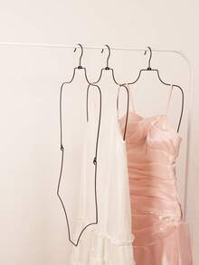 2 Stück hochwertige, faltbare schwarze Kleiderständer für formelle Kleider und Bademode Aufbewahrung, Luxus für Abendkleider, Hochzeitskleider und Premium-Bekleidung