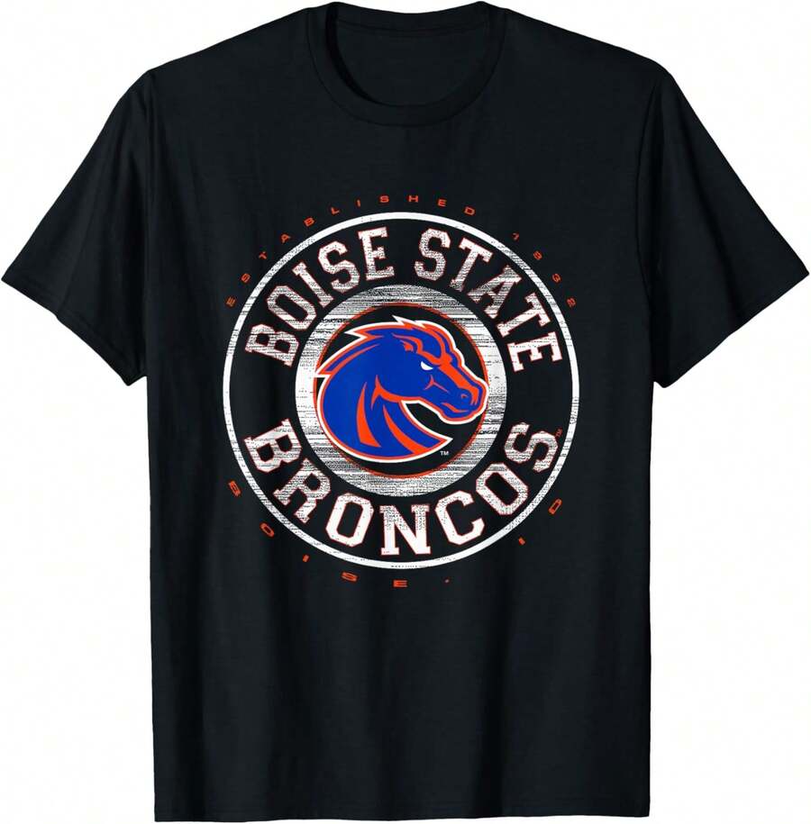 Boise State Broncos Showtime  T-Shirt - Black - View 1