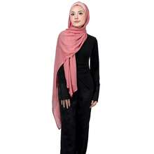 Modal Cotton Hijab Scarf For Women With Undercap Set,DeepPink - Deeppink - View 4