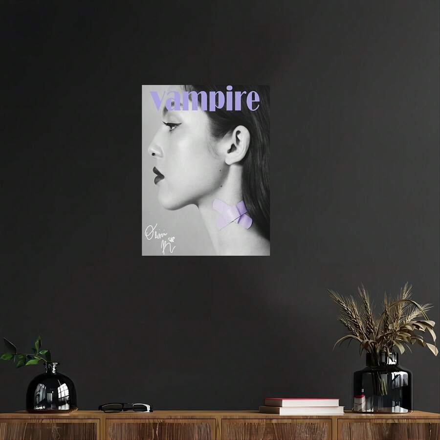Canvas Wall Art Inspired By Vampires - 12X16" Unframed Poster Suitable For Bedroom And Room Decoration, An Ideal Gift Suggestion, Great For Enhancing Room Aesthetics.Open In New Tab. - Multicolor - View 1