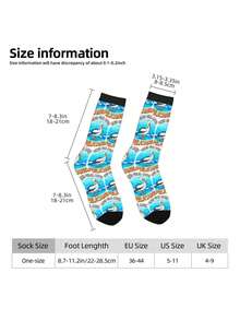 1 Pair This Girl Loves Pelicans 4 For Men & Women 3D Digital Printed Athletic Socks, All Season Comfort For Fitness, Sports Travel & Casual Attire Matching Couple Gift For Birthdays, Weddings - màu đen - Xem 3