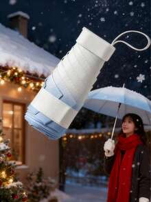 Mini Folding Umbrella, Waterproof Portable Travel Umbrella, Women's Sun Protection UV Blocking Umbrella, Dual Use Sunshade And Rainproof, 5-Fold Ultra-Light Compact, Mini Travel Umbrella, Windproof Sun Protection, 99% UV Protection, Unisex - Multicolor - View 2