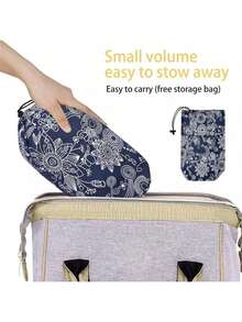 Vrbabies Easy To Wear Infant Carrier Slings, Lightweight Hands Free Baby Sling, Ideal Choice For Comfortable Parent-Child Relationships, Novice Parents Baby Carrier - 青花瓷 - 查看 7