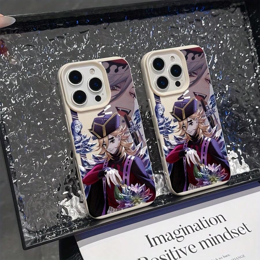 Funda para for 17, 16E, 16, 15, 14, 13, 12, 11 Pro Max, Air, X, XR, XSMAX, 8, 7 Plus de Dongma, Antigolpes, Tapa Trasera Suave, Regalo para Parejas, Honkai Ph, Yuan Pro, Iph Honkai, Carcasa Protectora, Funda Práctica - Color mezclado 1 - Ver 1