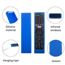 1 pieza Funda protectora para control remoto de TV, compatible con RMF-TX300P/RMF-TX200P/RMF-TX31E, protección antideslizante de máquina original - Multicolor - Ver 10