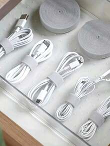 1个可重复使用的电线整理器 - 耐用且用途广泛，可有效管理电线，打造整洁空间 - 彩色 - 查看 7