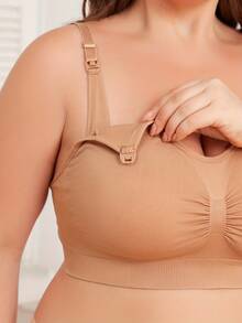 3pcs Maternity Nursing Bras, Comfortable & Supportive, Multi-Color, Plus Size, Designed For Postpartum Breastfeeding To Protect Mothers' Breast Health - Multicolor - View 7