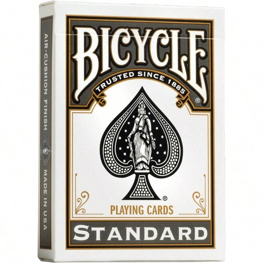 Bicycle Jumbo Index Playing Cards 2 Pack Large Print Poker Size Deck Of Cards For Easy Reading Family Card Games And Casino Play - Bộ bài Bicycle Black - Xem 1