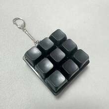 1个手指减压钥匙扣玩具，感官钥匙扣玩具，指尖玩具，减压手指玩具，爱好收藏派对用品，青少年创意玩具，青少年减压玩具（颜色随机） - 彩色 - 查看 6