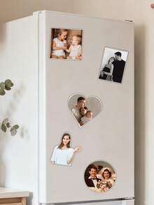 1/3/5pcs Customized Photo Acrylic Fridge Magnets, Personalized Photo Fridge Magnets. Size: 9cm, 6 Shapes/Styles. Customized Photo Acrylic Fridge Magnets Are Unique Souvenirs And Also Make Great Gifts For Classmates And Colleagues. We Offer Magnets In Various Shapes, Romantic Anniversary Gifts, And Gifts For Boyfriends And Girlfriends.