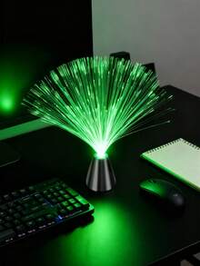 LED Starry Sky Light, Home Bedroom Decor Fiber Optic Lamp, 7-Color Automatic Changing Mood Light, Dreamy Starry Atmosphere Lamp, Romantic Home Bedroom Decor Light, Party Holiday LED Glow Lamp, Creative Gift Night Light - Color - View 10