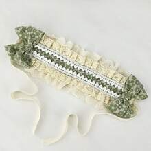 1 件女士黑色蕾丝涤纶甜美头带，适合搭配连衣裙情人节返校季