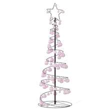 LED Christmas Tree With Baubles 100 LEDs Warm White 150 Cm - Multicolor - View 6