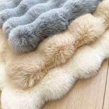 1件装宠物毛绒冬季保暖加厚耐用垫,猫狗睡眠毯 - 彩色 - 查看 4
