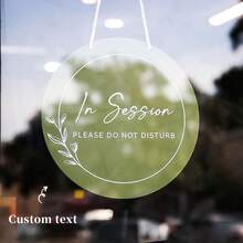 定制亚克力Logo标牌：圆形悬挂式小型企业标牌；定制精品店标牌：花卉Logo，圆形亚克力印刷；定制Logo标牌：水彩泼墨圆形亚克力商业标牌；定制耐候亚克力Logo标牌：UV印刷商业标牌、房间装饰、圣诞装饰、美容工作室、可定制文字、可定制Logo图片、个性化定制 - 彩色 - View 17
