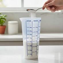 Copo Graduado Medidor de 500ml gramas sem tampa - Transparente - Visão 8
