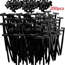 Conjunto de 50/100/200 peças de abraçadeiras universais de nylon, suporte resistente com trava automática, ferramenta multifuncional de plástico para abraçadeiras de carros e reparos diários.