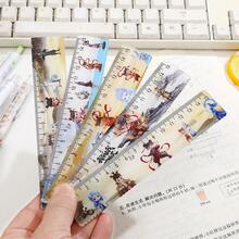 5PCS New Nezha 2 Ruler Cartoon Ruler Acrylic Cute Specialized Ruler Learning Reward Gift Party Favor Other Party Gifts - Multicolor - View 7