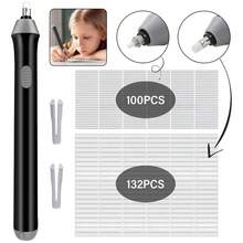 Borrador eléctrico ajustable dibujo de lápiz 235 repuestos - Blanco - Ver 1