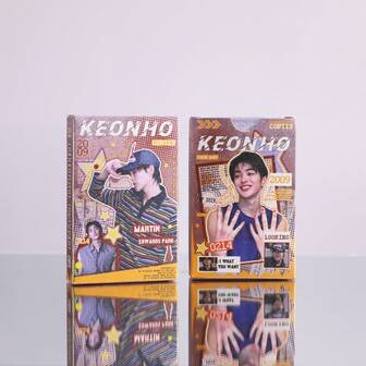 C/ORTIS 全息卡片套装（50张）| LOMO 小卡 & 明信片盒 | 成员：M/Ar/Tin、Juhoon、Seonheon、An Gyungho | 韩流偶像周边 | 粉丝应援迷你卡 | 剪贴簿 & 日记装饰 | 粉丝及收藏家礼物