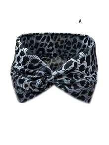 New Leopard Print Headband, Suitable For Men And Women, Suitable For Outdoor Activities And Home Wear, Comfortable And Soft Material, Suitable For All Seasons, Available In Multiple Colors. Headband, Winter Hair Accessory, Fashionable Headscarf