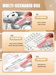 4/5pcs Random Cute Bento Box, Dessert, Makeup Remover, Stationery Set Combination, Back To School Season