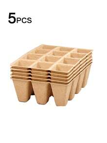 Seedling Starter Trays, Peat Pots, Seedling Starter Kit, Organic Sprouting Plant Tray - Multicolor - View 13