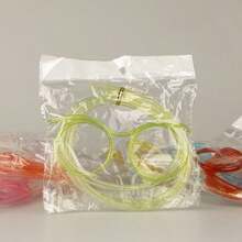 1pc Reusable Flexible Straw Glasses - High-Quality Fun And Soft Glasses For Parties Gifts