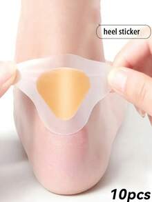 10pcs Women's High Heel Gel Heel Protectors, Adhesive Foam Pads, Shoe Liners, Shoe Cushions, Foot Care Pads