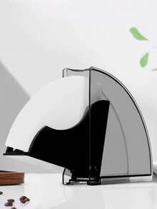 1PC Coffee Filter Holder With Lid, Filter Paper Storage Box Dustproof And Moistureproof, Coffee Station Organizer For Counter Bar/Home/Office,