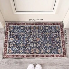 1 tấm thảm chùi chân phong cách Bohemian cổ điển, thảm trong nhà, thảm Ba Tư sáng tạo, thảm trải sàn, phụ kiện trang trí phòng ngủ, đạo cụ chụp ảnh, trang trí ngoài trời - Nhiều màu - Xem 34