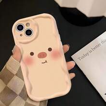 Cute Little Pig Is Compatible With Apple 17/16/15 Phone Cases, IPhone14/13/12 Pro Max. It Features A High-End, Simple And Cartoonish Design - Multicolor - View 4