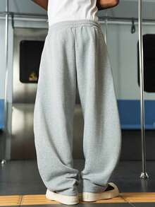 Men Sweat Pants - Grey - View 4