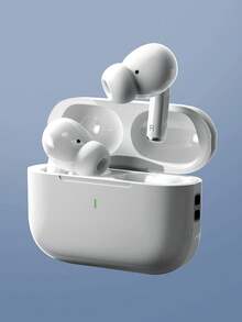 无线蓝牙耳机，带无线充电盒 | 主动降噪、防汗、HiFi 立体声 – 非常适合旅行、健身和日常使用 - 白色 - 查看 1