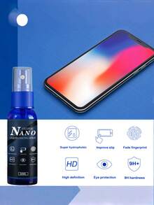 1套屏幕镀膜剂，手机屏幕清洁液，防刮擦，防指纹，疏水，疏油镀膜液，配清洁布 - 彩色 - 查看 11