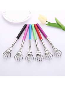 1支可伸缩不锈钢阅读指示棒，教学指示棒，教师棒，适用于家长、办公室、学校、绘画、荧光笔、文具、学习用品、家庭教育（颜色随机） - 彩色 - 查看 14