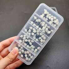 50Pcs/Lot Luminous Rolling Swivels Fishing Swivels Sea Fishing Accessories Hook Connector Rolling Swivels 3-Way Swivels - Multicolor - View 9