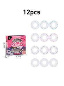 Máquina de Embelezamento de Cabelo DIY Cintilante para Mulheres Adultas, Cabeça de Diamante com Decoração de Strass, Máquina de Polimento de Cabelo, Máquina de Diamante de Cabelo, Polimento Cintilante (Não para Bebês ou Crianças)