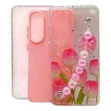Funda Para Samsung S25 Edge Protector Carcasa Uso Rudo + Mica Hidrogel - TULIPANES - Ver 4