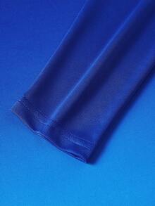 Men's Gradient Long Sleeve Sports T-Shirt, Gym Running Training Athletic Top, Autumn/Winter