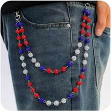 Wallet Chain Layered Pants Chains Men Women Baseball Punk Jeans Chain Exquisite Pocket Chain Gifts Baseball Players Lovers - Bling Bling Pants Chain - View 4