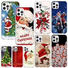 Christmas Santa Claus Present Phone Case Covercompatible with  17 Air 16 15 Plus 14 Pro Max 13 Mini 12 11 7 8 + SE 2020 Fundas Soft Back Co,Covercompatible with  17 Hülle, 17 pro Hülle, 17 promax Hülle - AM105-7 - Übersicht 3