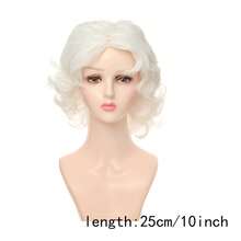 Trang phục bà già với tóc giả, phụ nữ trung niên và lớn tuổi, trang phục cosplay bà già tóc ngắn xoăn, bộ đồ hóa trang vui nhộn kèm tóc giả, mũ, vòng cổ ngọc trai, trang phục bà già thực tế, bộ trang phục bà già Halloween và Giáng sinh. - Nhiều màu - Xem 8