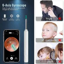 GSYY Ear  Removal Tool With 8 Pcs Ear Set And Camera For IOS Android - Ear Canal Cleaner With Lig And 6 Ear Oons - Advanced Eaing Kit For  And Effective Ear Care At He - 米色 - 查看 4