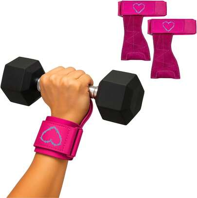 Straps Rosas para Gym Levantamiento de Pesas- Straps Mujer Fashion - Accesorios De Gym Entrenamiento de Fuerza