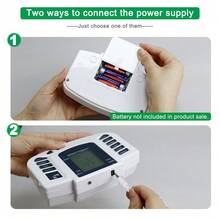 TENS Muscle Stimulator Electric Pulse Body Massager, Multi-Function Massage Device With 16 Electrode Pads - Multicolor - View 7