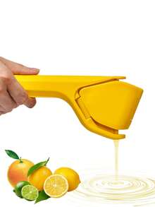 Manual Lemon Juicer, Elegant And Effortless, Non-Stick, Easy To Use, Very Sturdy, Lemon Juicer, Squeeze Lemons, Yellow, Green, Orange. - Multicolor - View 7