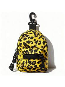 1个零钱包迷你包，挂包，斑马纹、豹纹、奶牛纹、樱桃雏菊图案，背包挂件，女士钱包迷你钱包，零钱包，圣诞节礼物，女士礼物，圣诞袜填充物 - 彩色 - 查看 22